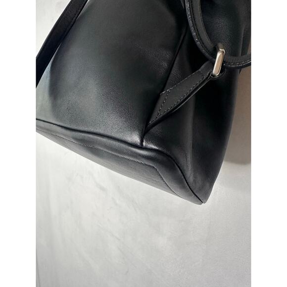 VTG Coach Legacy West Hampton Leather Backpack 9827 Black Purse Daypack Bag - Picture 9 of 12